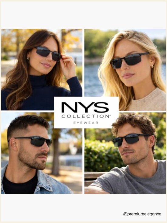 Semi-Rimless Sunglasses with UV400 Protection Sport Performance main image 4